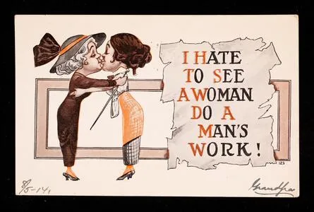 I hate to see a woman do a man's work
