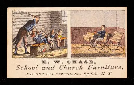 M. W. Chase, school and church furniture