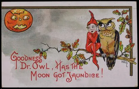 Goodness Dr. Owl, has the moon got jaundice!