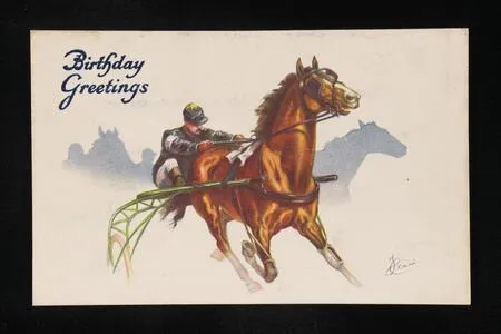 Horse racing, John I. Monroe collection of sports postcards, 1902-1931 [007762]