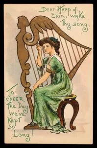 Dear harp of Erin, wake thy song...