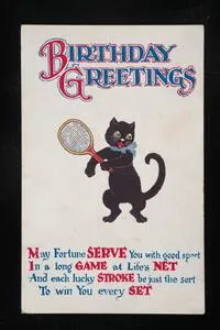Tennis, John I. Monroe collection of sports postcards, 1902-1931 [011204]