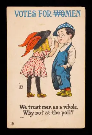 Votes for men: we trust men...