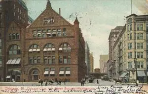 Chicago, Ill., Chicago Club, Van Buren Str and Michigan Ave.