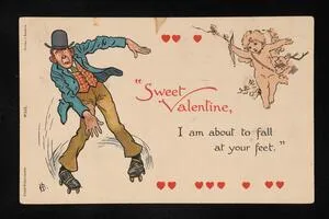 Sweet valentine, I am about ti fall at your feet