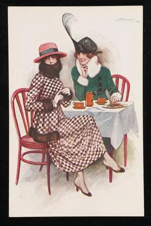 Women sitting at table