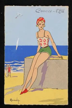 Woman in swimsuit