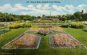 Flower beds, Garfield Park, Chicago