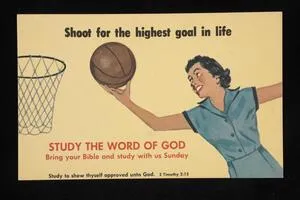 Shoot for the highest goal in life study the word of god bring your bible and study with us Sunday